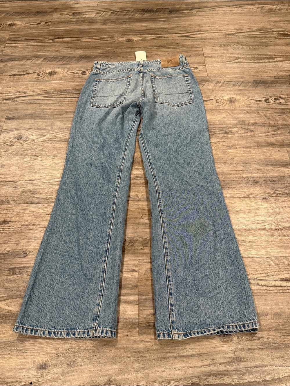 NSF NWT High Rise Utility Jeans Size 29 Wide Leg Denim NEW WITH TAGS - Picture 8 of 9
